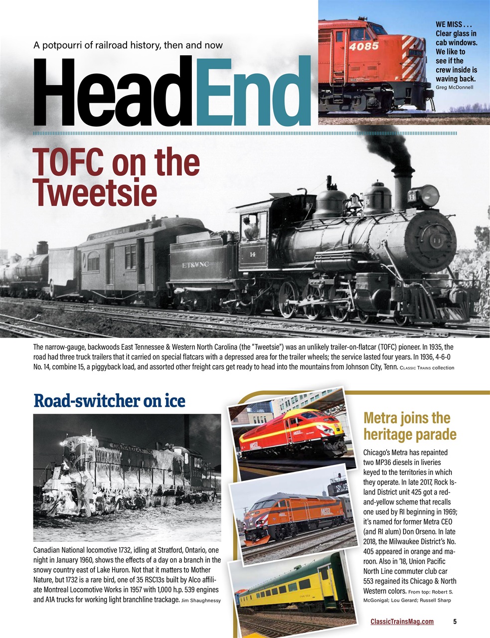 Classic Trains Preview Pages