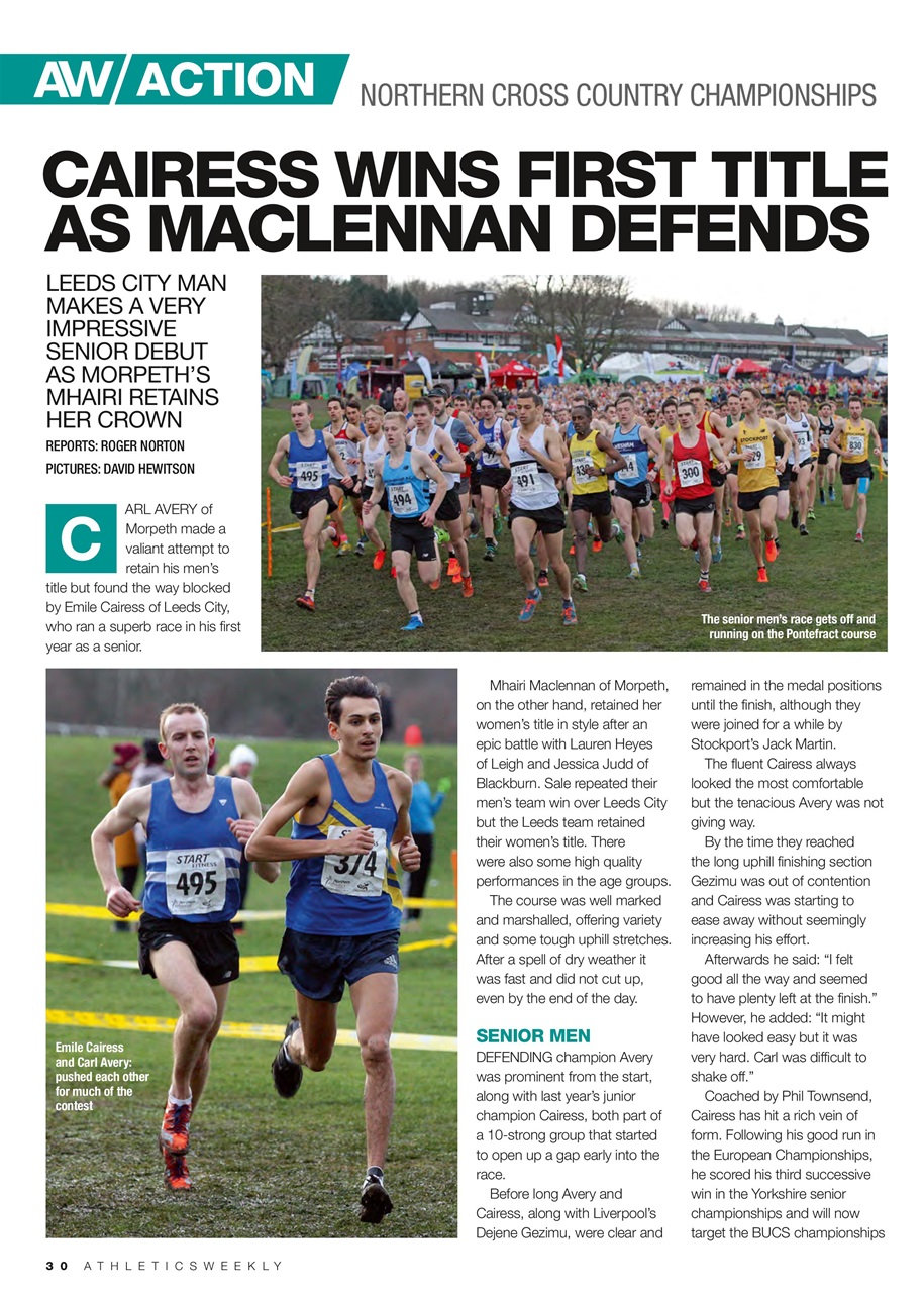 AW – Athletics Weekly Magazine Preview Pages