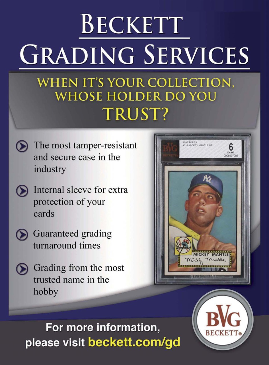 Beckett Baseball Magazine Preview Pages