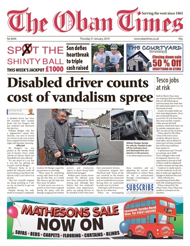 The Oban Times & Lochaber Times issue 31st January 2019