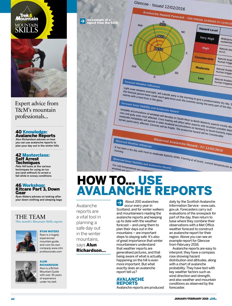 Trek & Mountain Magazine Preview Pages