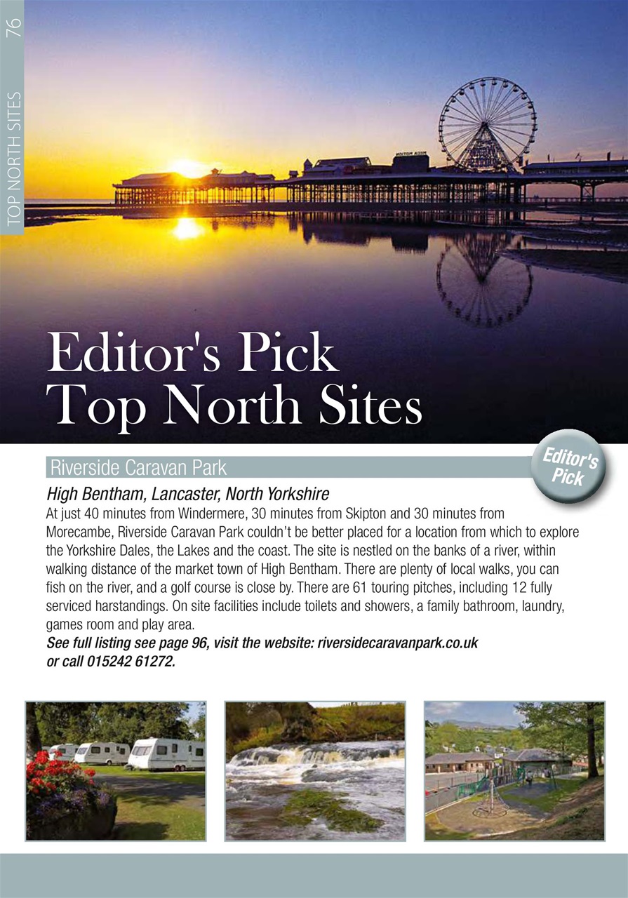 Campsite Finder Preview Pages