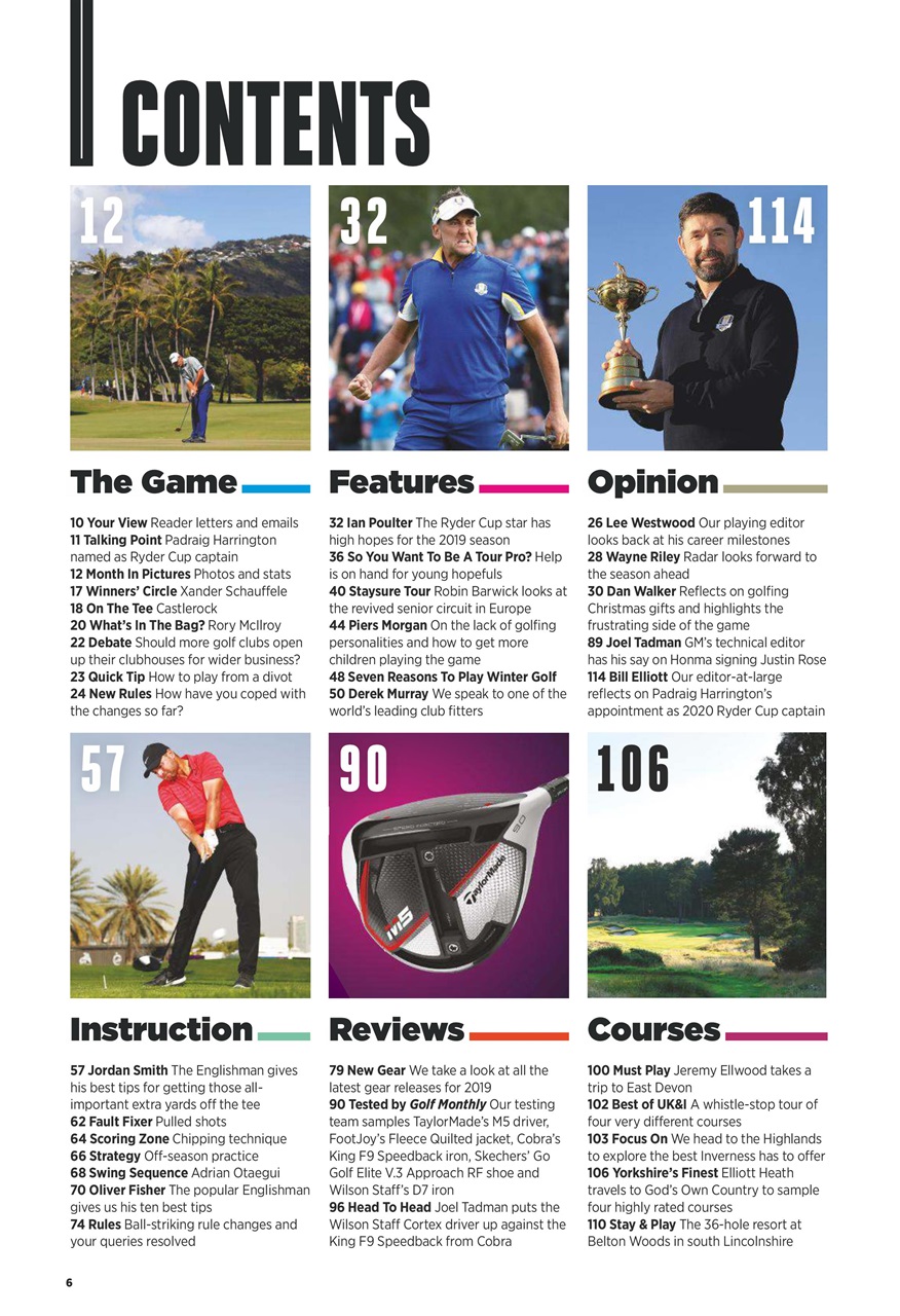 Golf Monthly Preview Pages