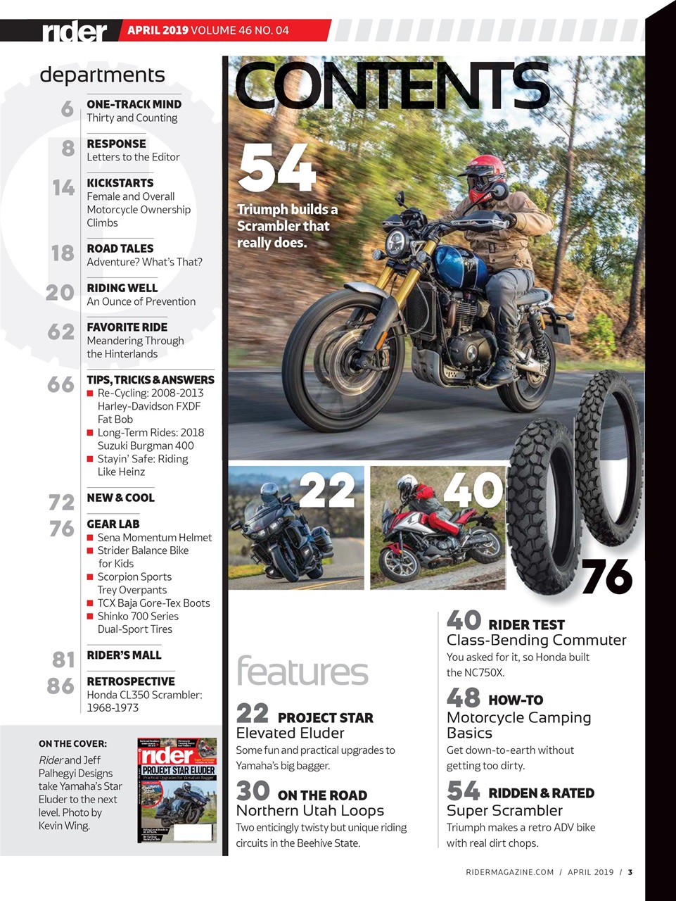 Rider Magazine Preview Pages