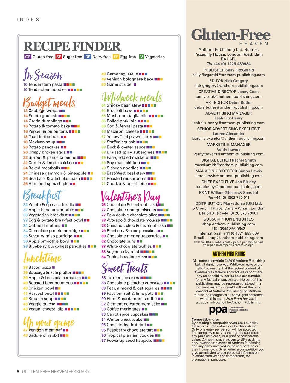 Gluten-Free Heaven Preview Pages