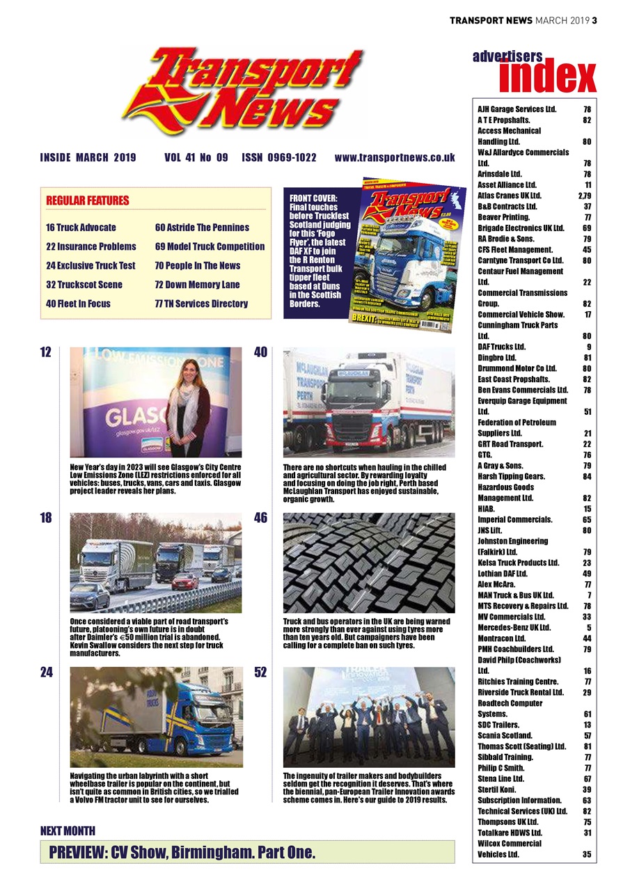 Transport News Preview Pages