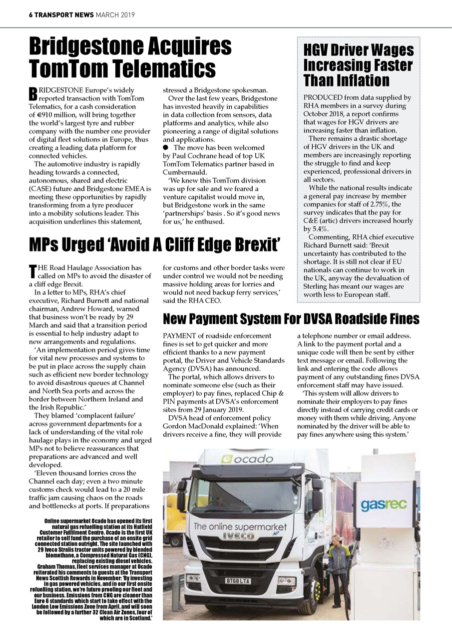 Transport News Preview Pages