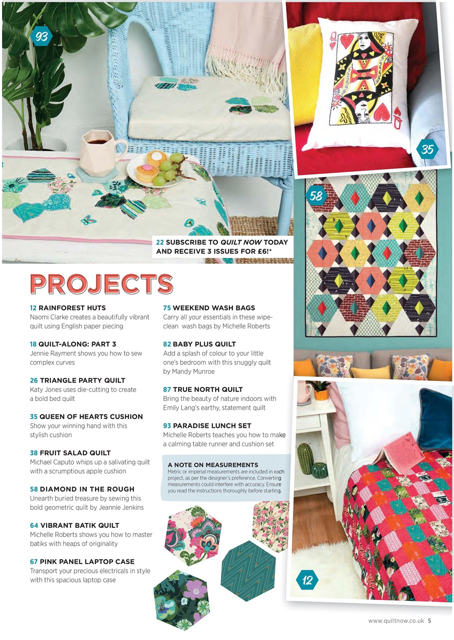 Quilt Now Preview Pages