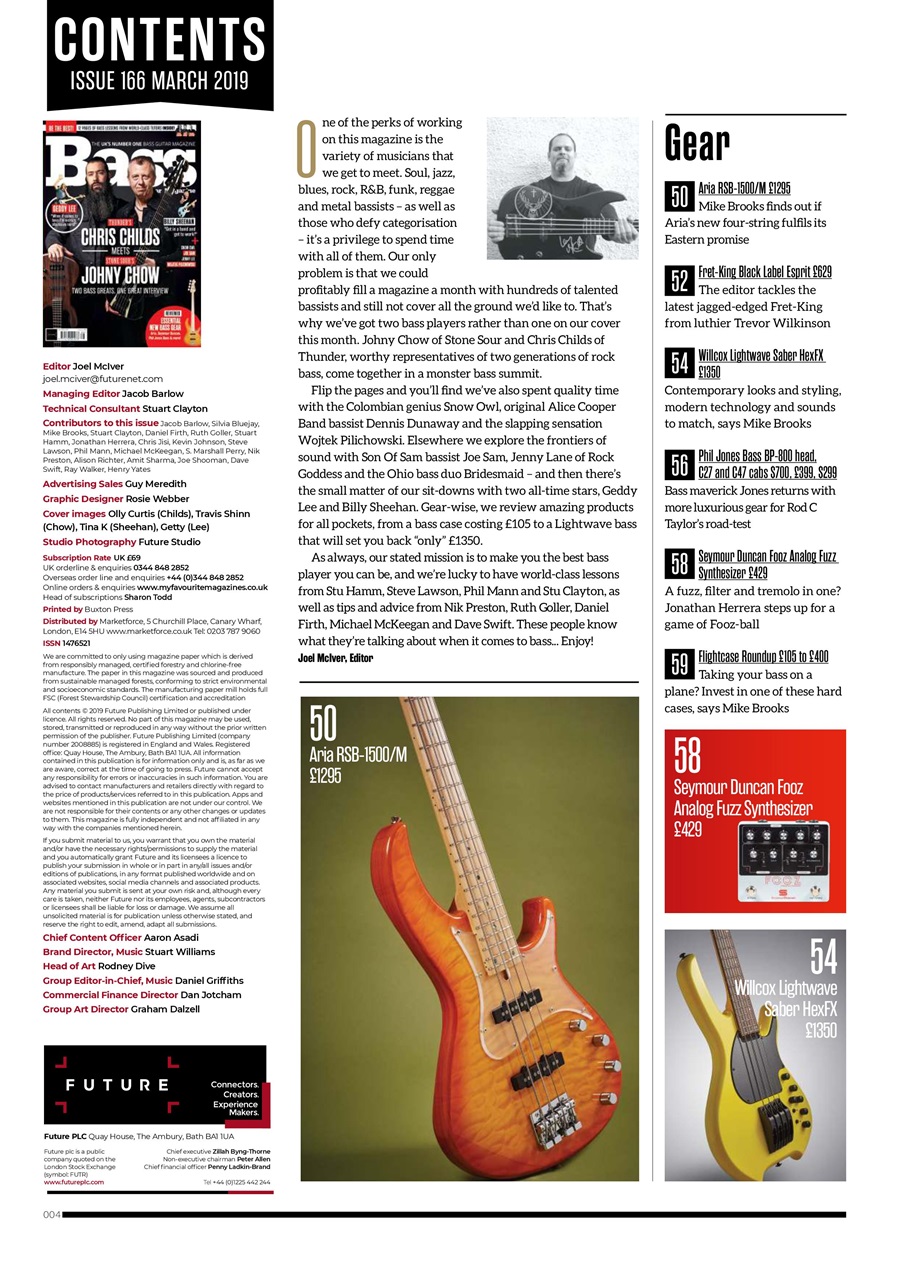 Bass Player UK Preview Pages