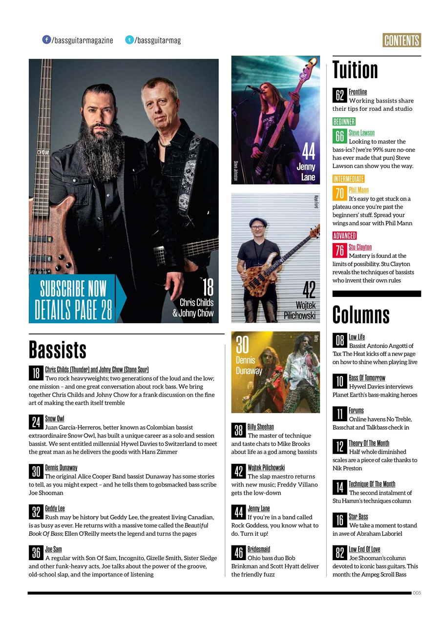 Bass Player UK Preview Pages