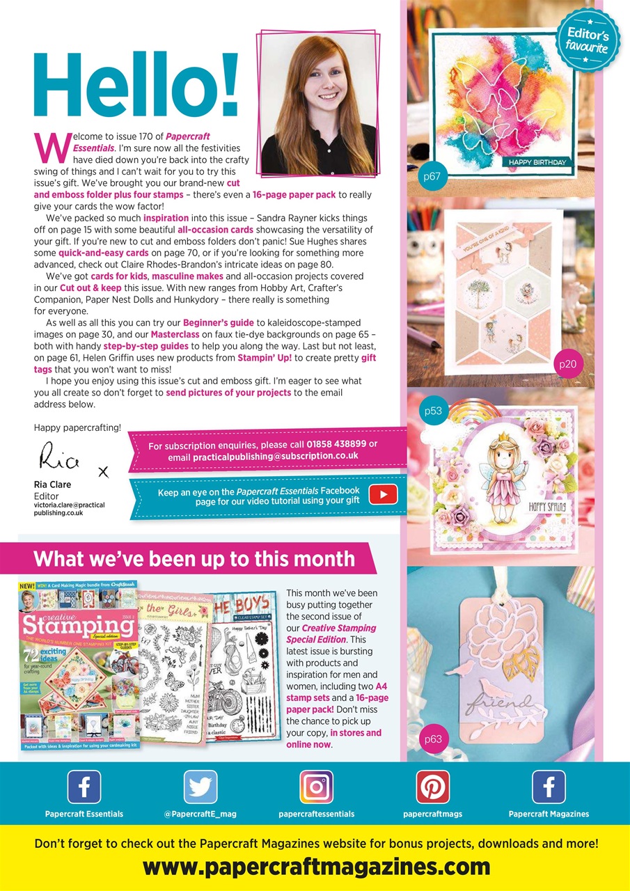 Papercraft Essentials Preview Pages