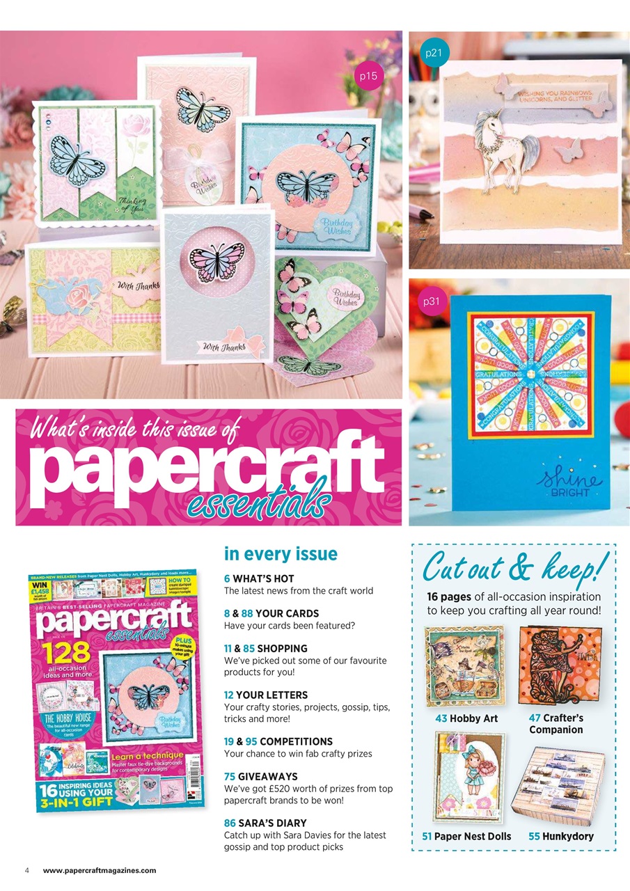 Papercraft Essentials Preview Pages