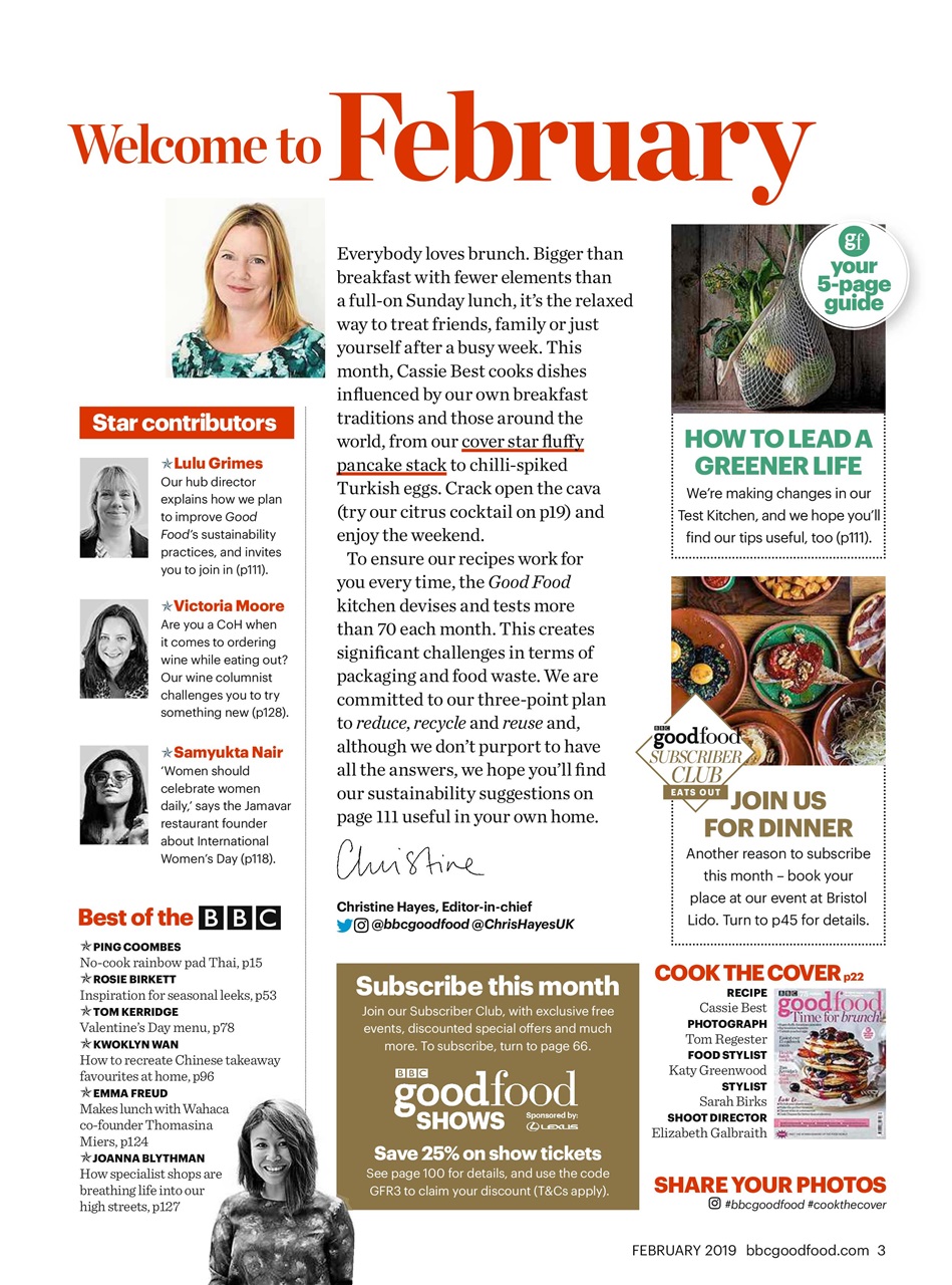 Good Food Magazine Preview Pages