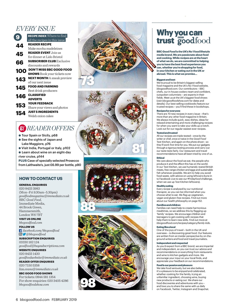 Good Food Magazine Preview Pages