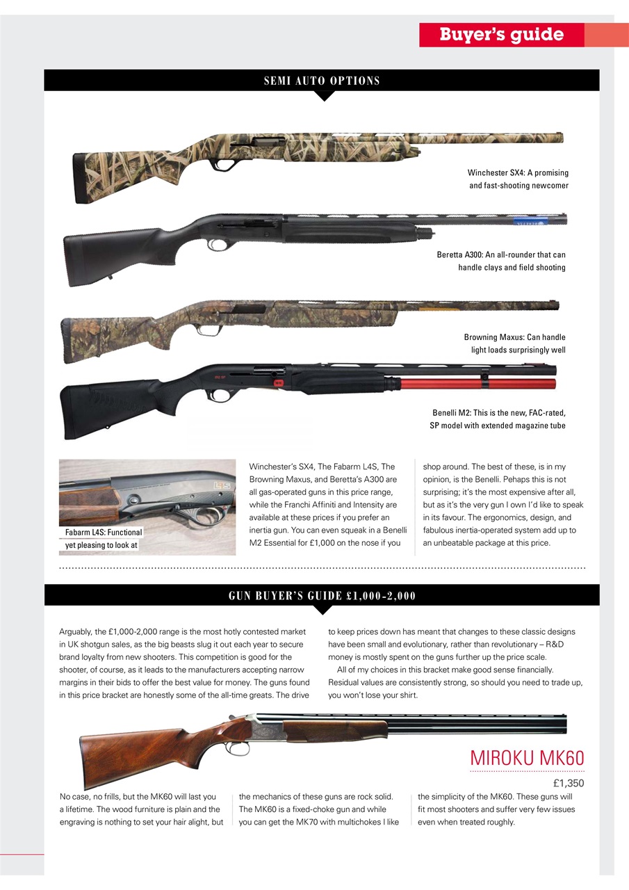Clay Shooting Preview Pages