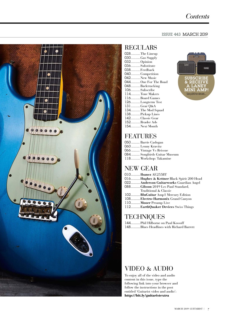 Guitarist Preview Pages