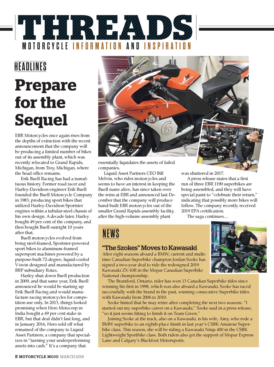 Motorcycle Mojo Preview Pages