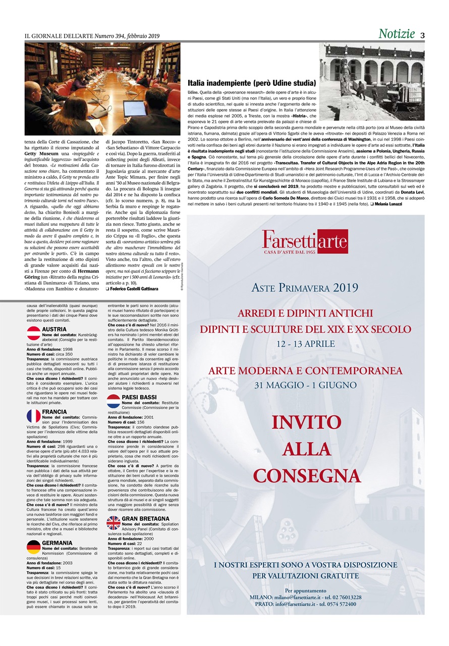 Il Giornale Dell’Arte Preview Pages