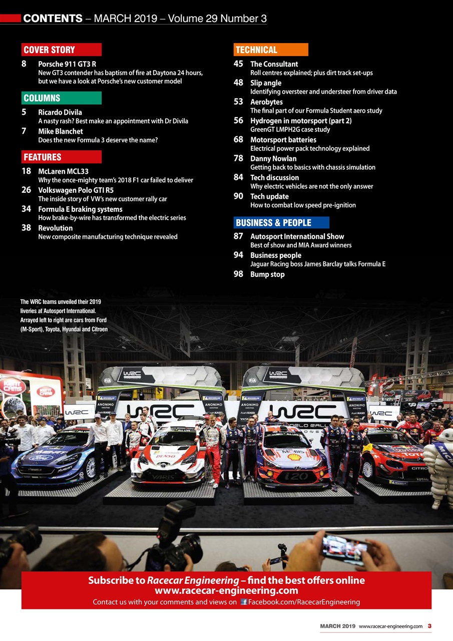 Racecar Engineering Preview Pages