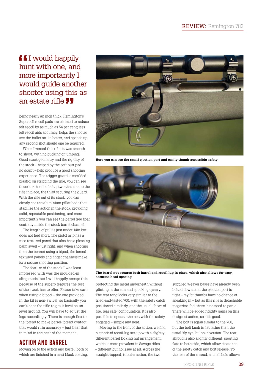 Sporting Rifle Preview Pages