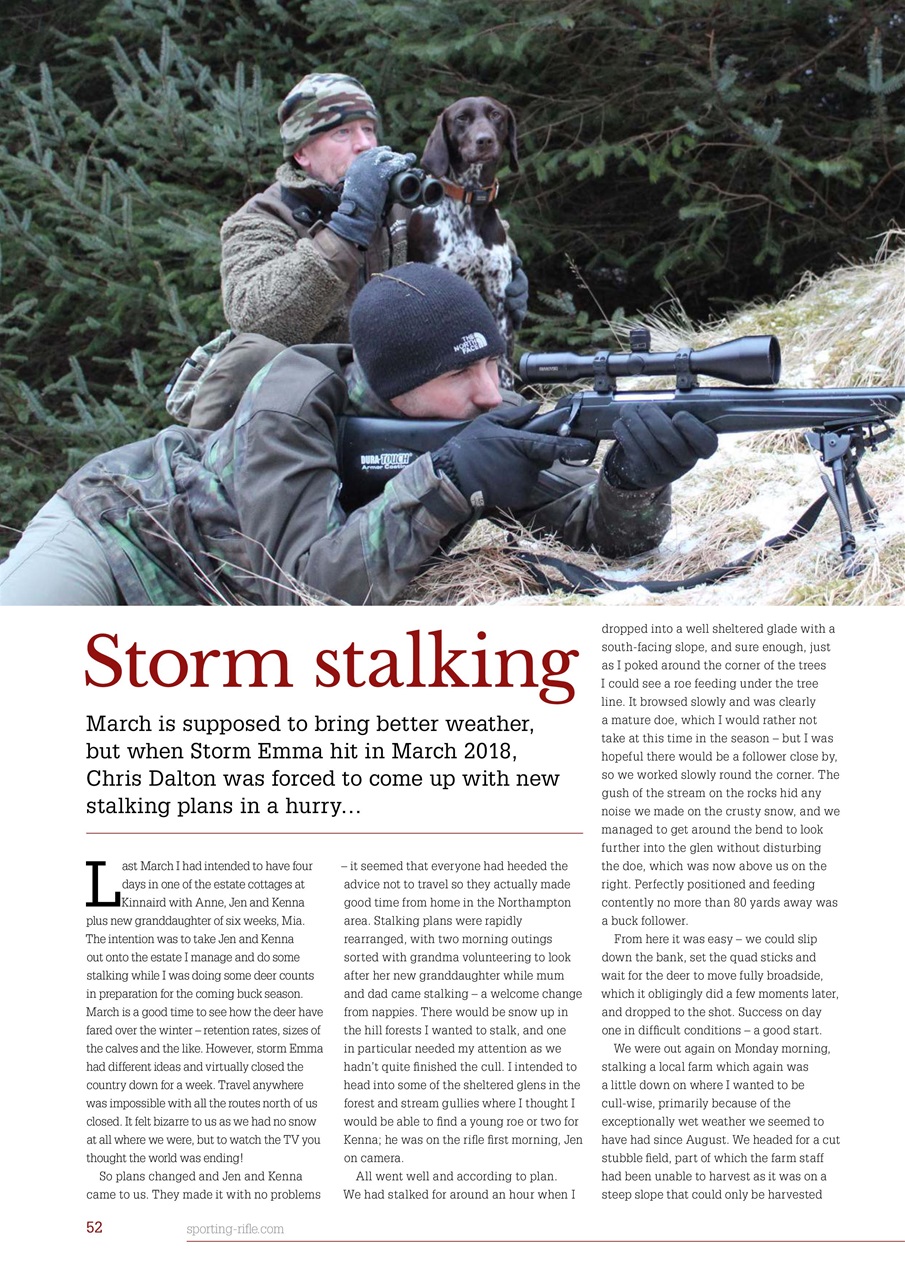 Sporting Rifle Preview Pages