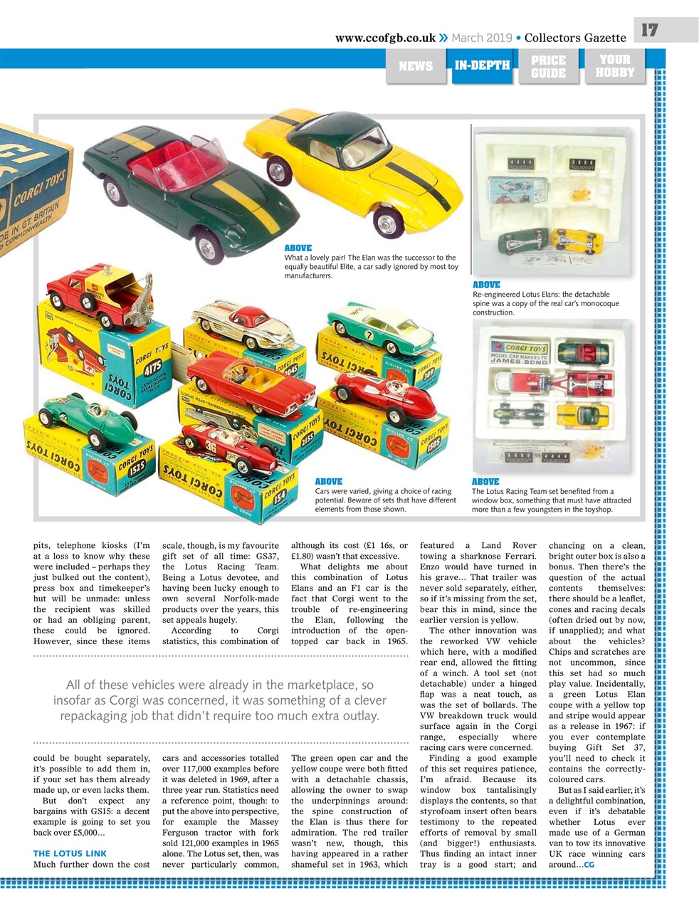 Collectors Gazette Preview Pages