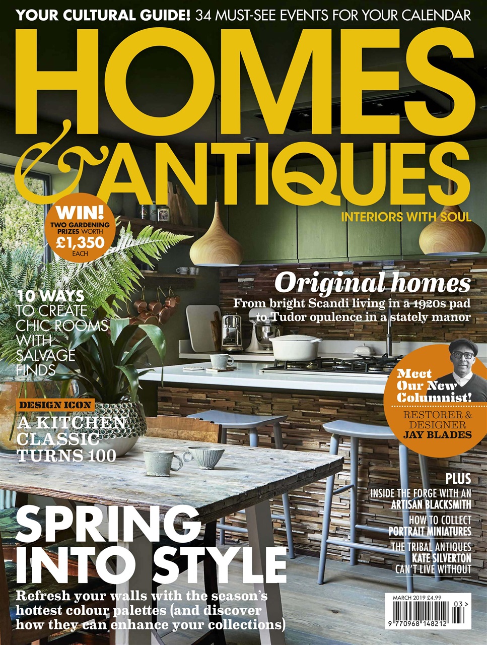 Homes & Antiques Magazine Preview Pages