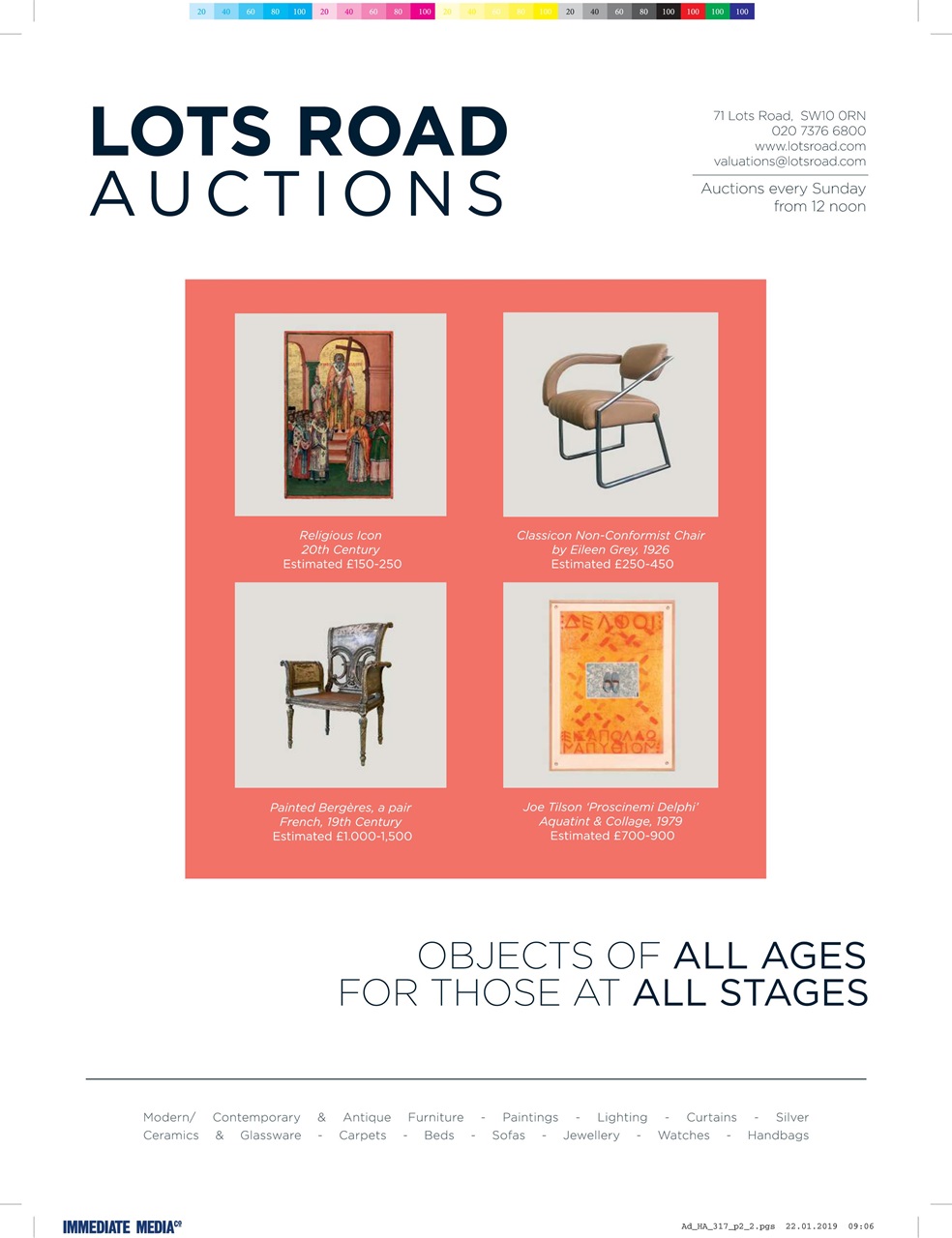Homes & Antiques Magazine Preview Pages
