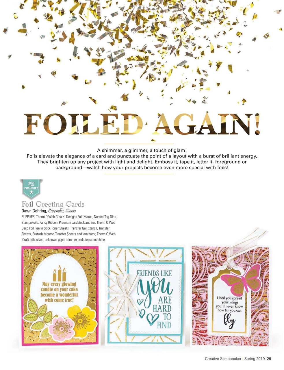 Creative Scrapbooker Preview Pages