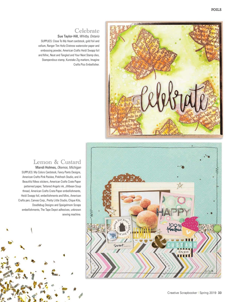 Creative Scrapbooker Preview Pages