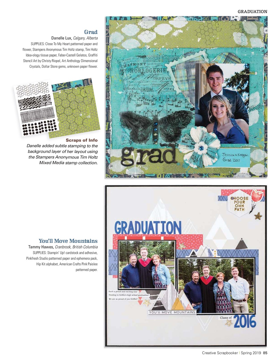 Creative Scrapbooker Preview Pages