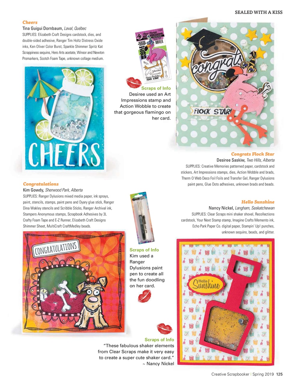 Creative Scrapbooker Preview Pages