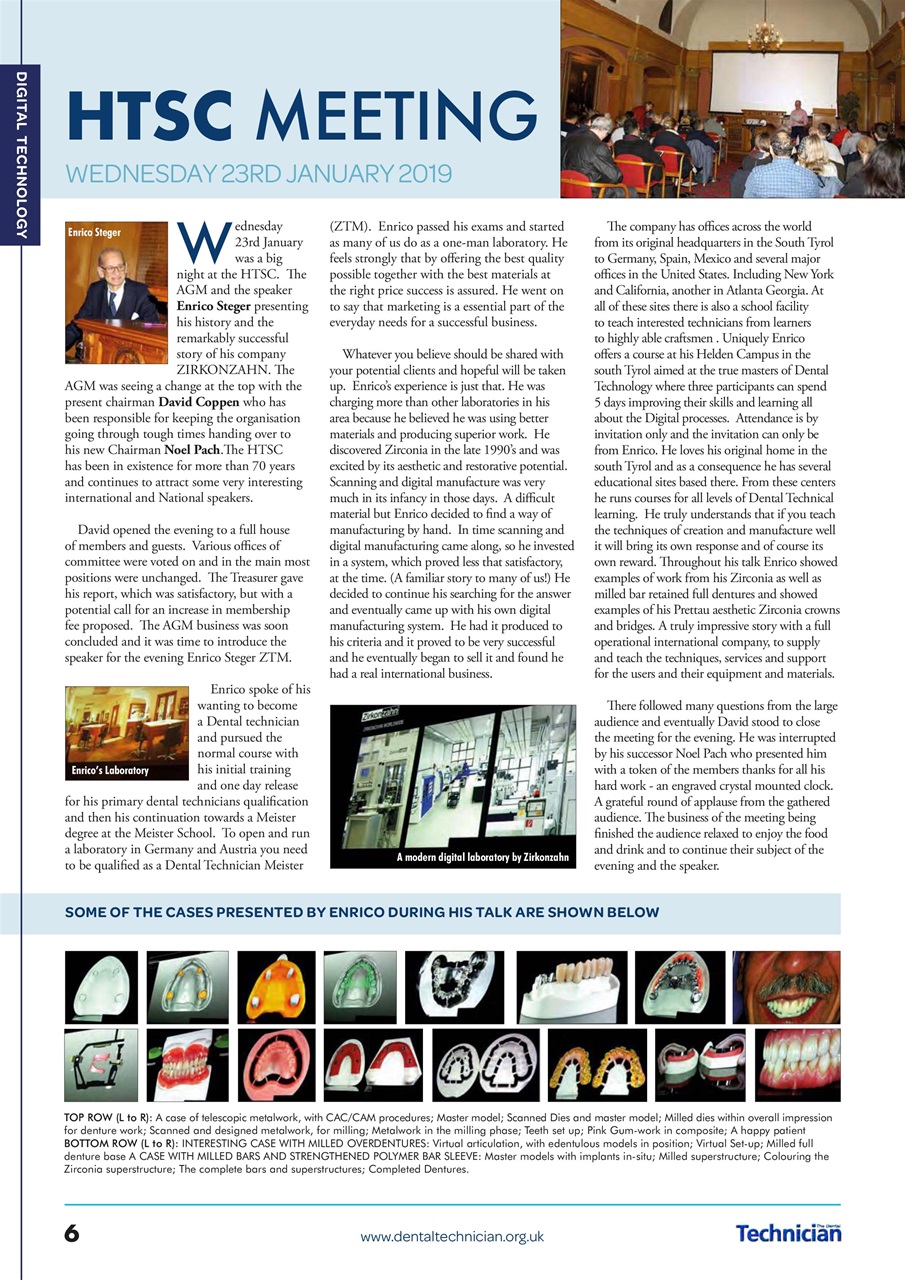 The Dental Technician Magazine Preview Pages