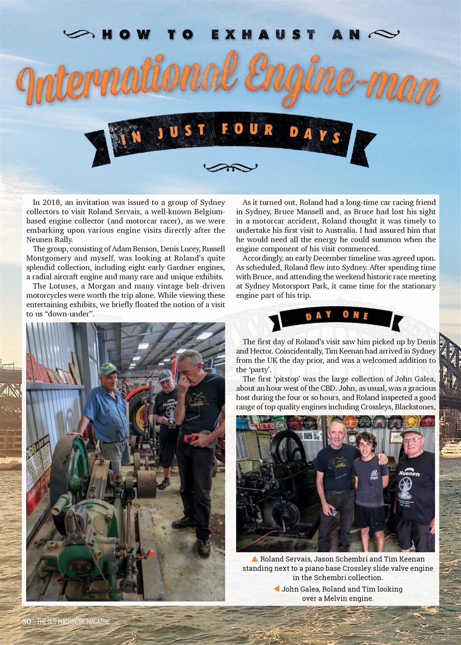 The Old Machinery Magazine Preview Pages
