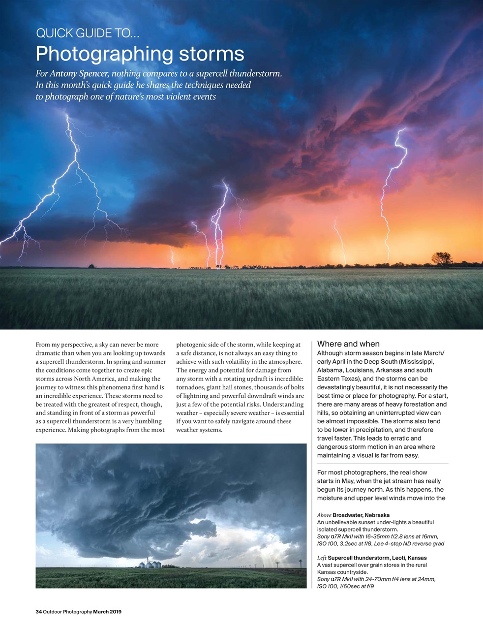 Outdoor Photography Preview Pages