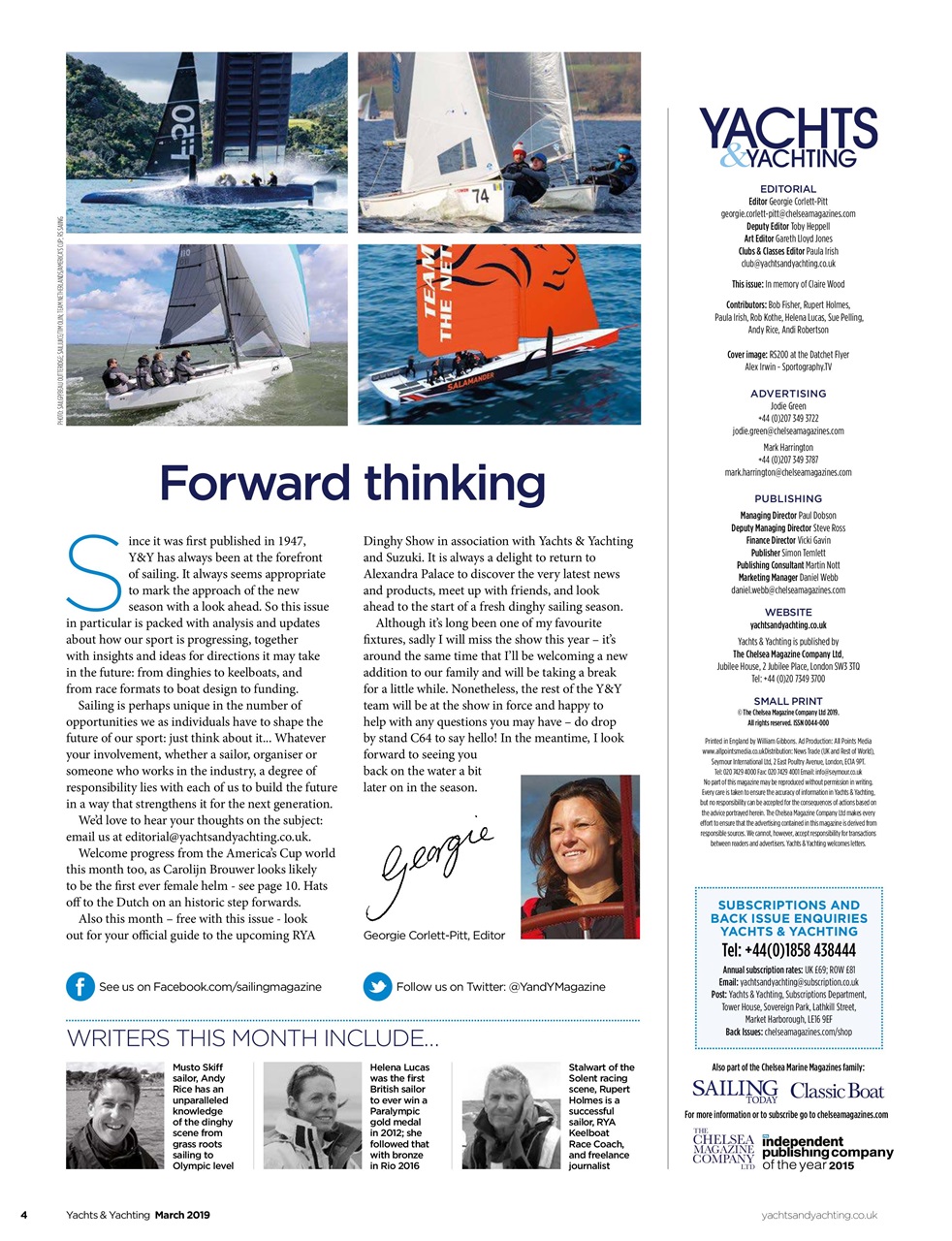 Yachts & Yachting Preview Pages