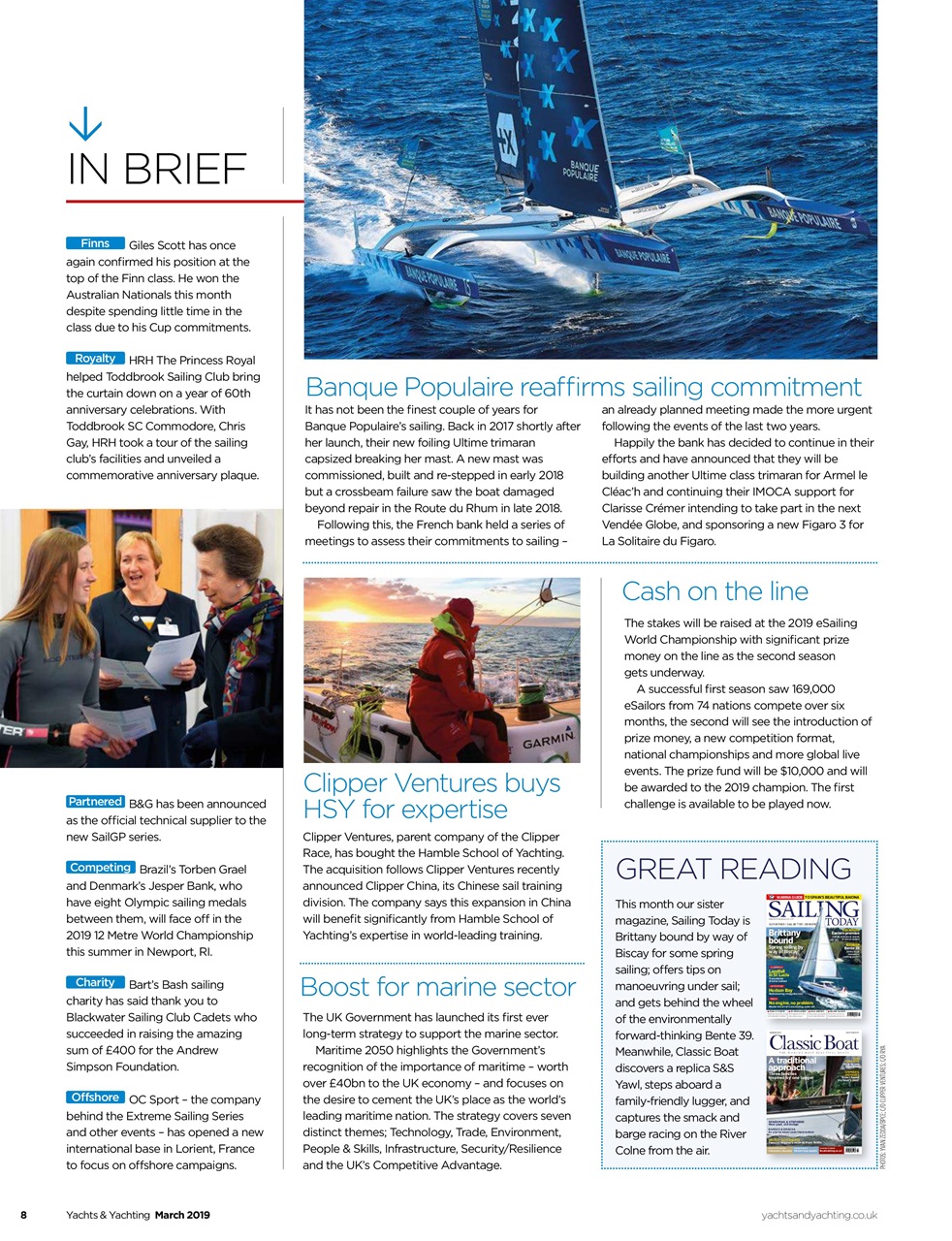 Yachts & Yachting Preview Pages