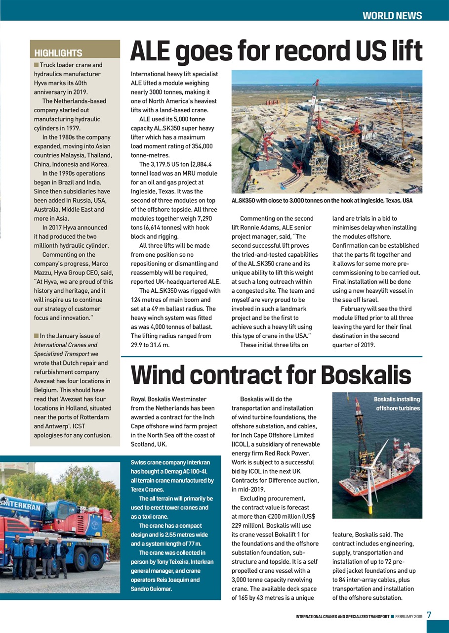 Int. Cranes and Specialized Transp Preview Pages