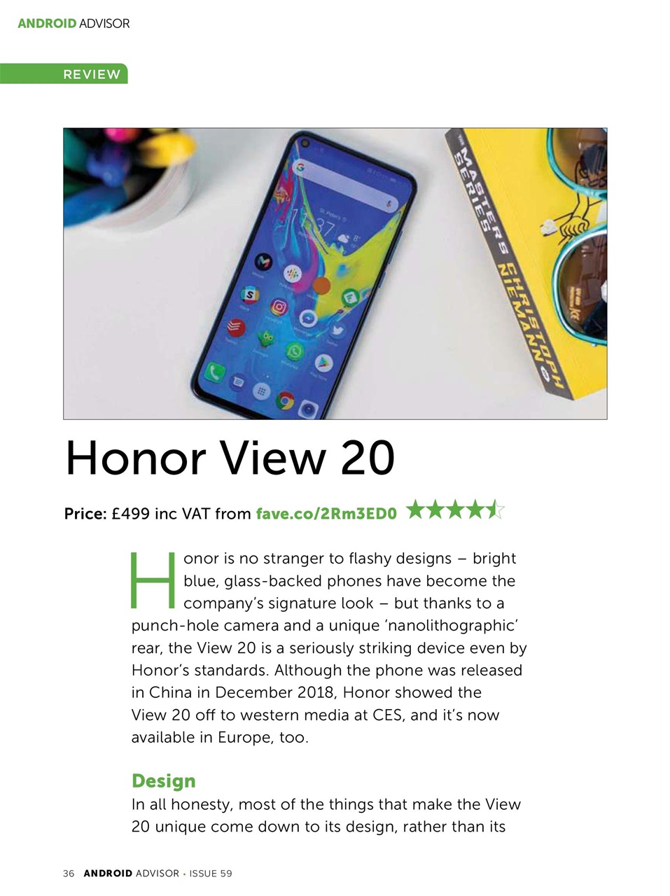 Android Advisor Preview Pages