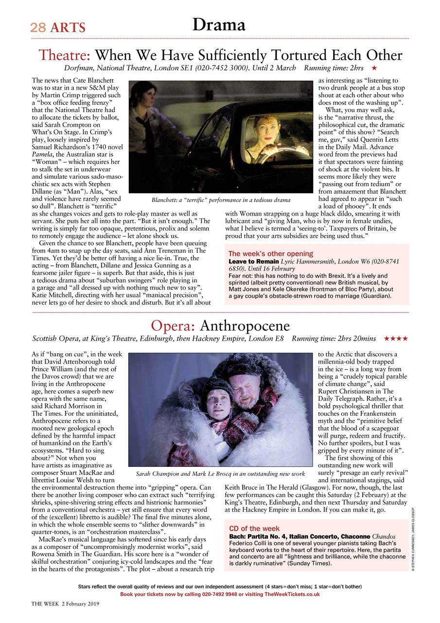 The Week Preview Pages