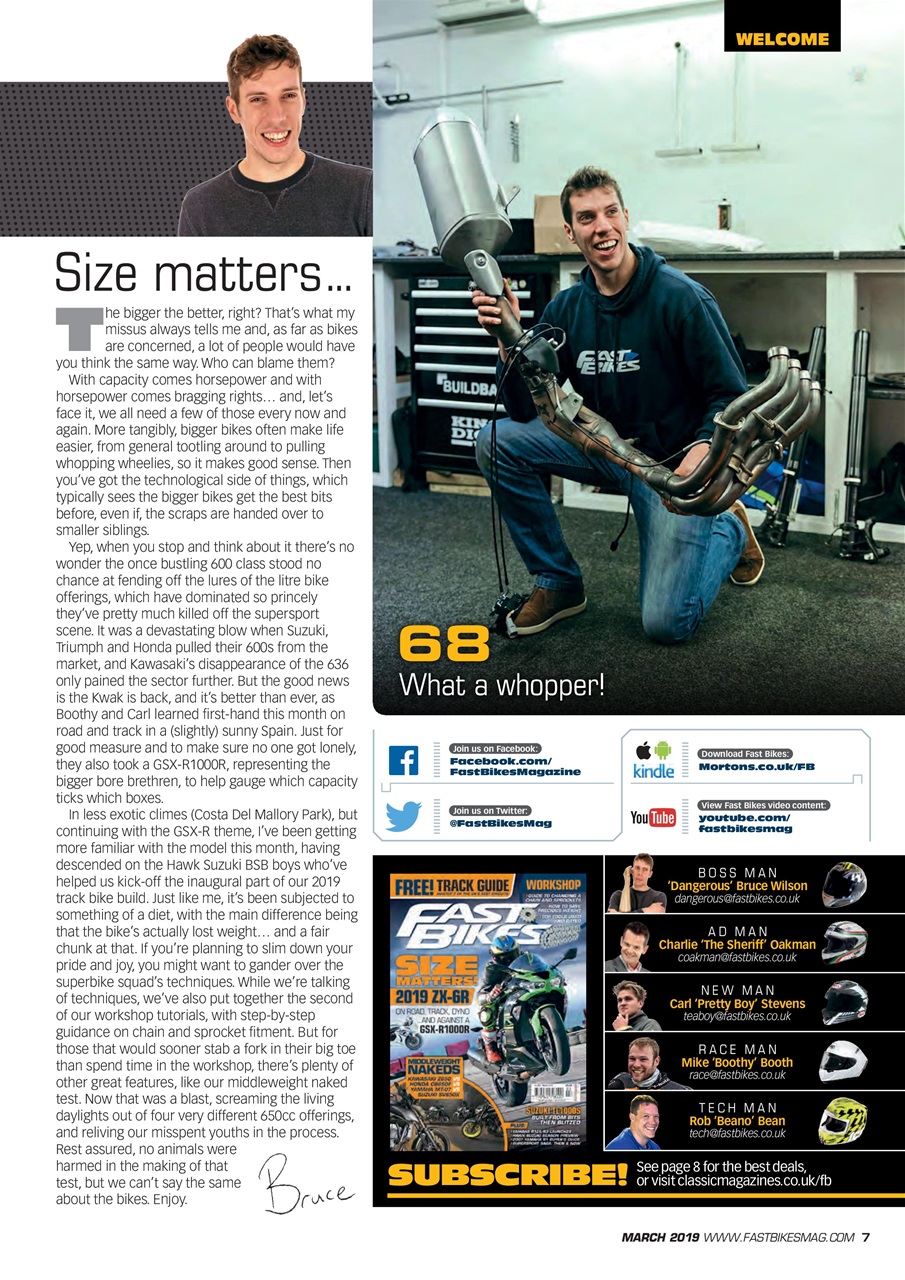 Fast Bikes Preview Pages