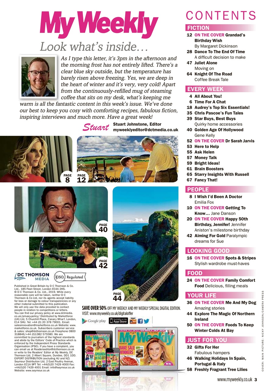 My Weekly Preview Pages