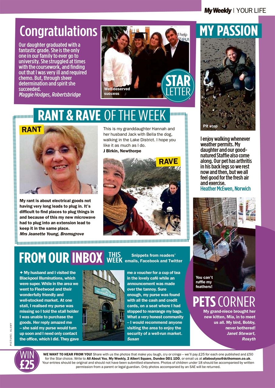 My Weekly Preview Pages