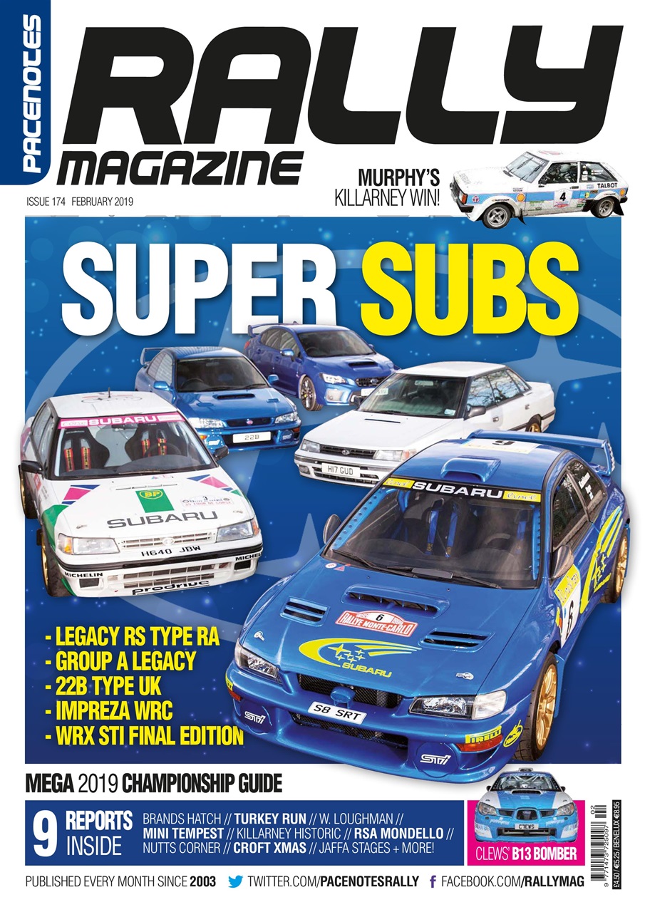Pacenotes Rally magazine Preview Pages