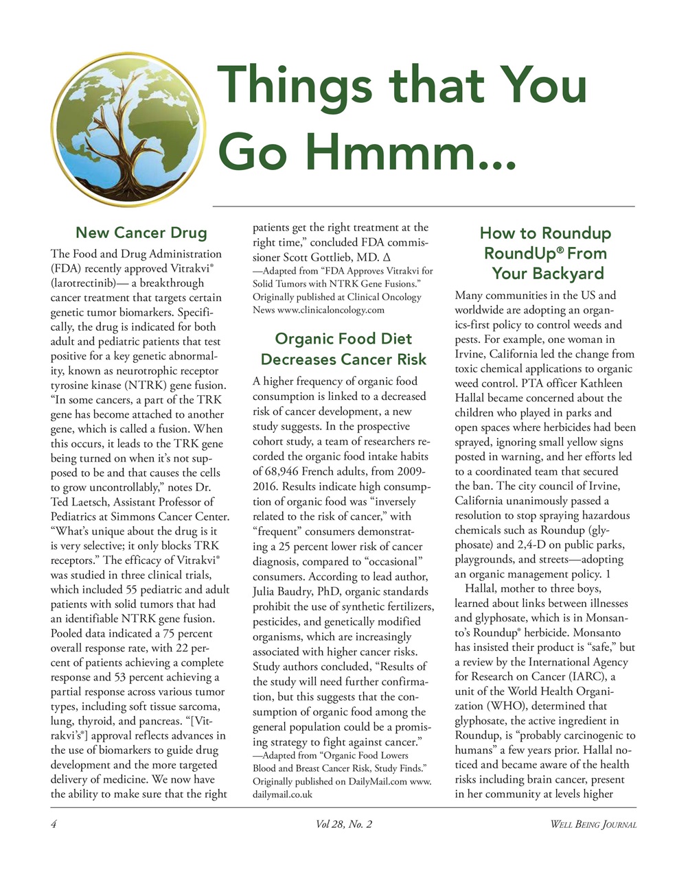 Well Being Journal Preview Pages