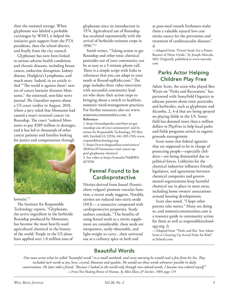 Well Being Journal Preview Pages