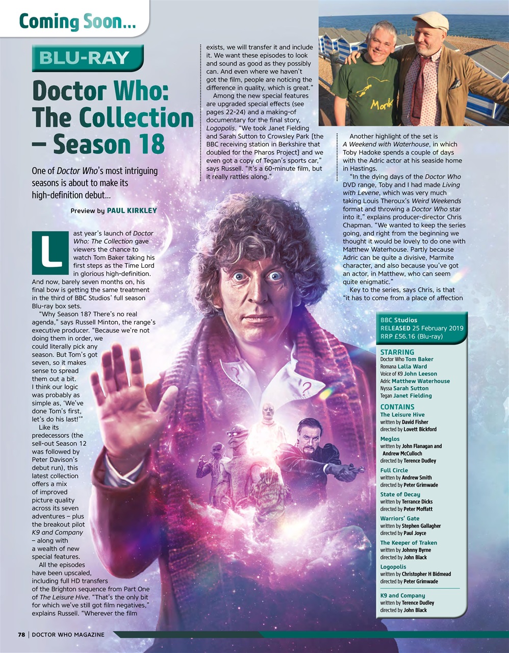 Doctor Who Magazine Preview Pages
