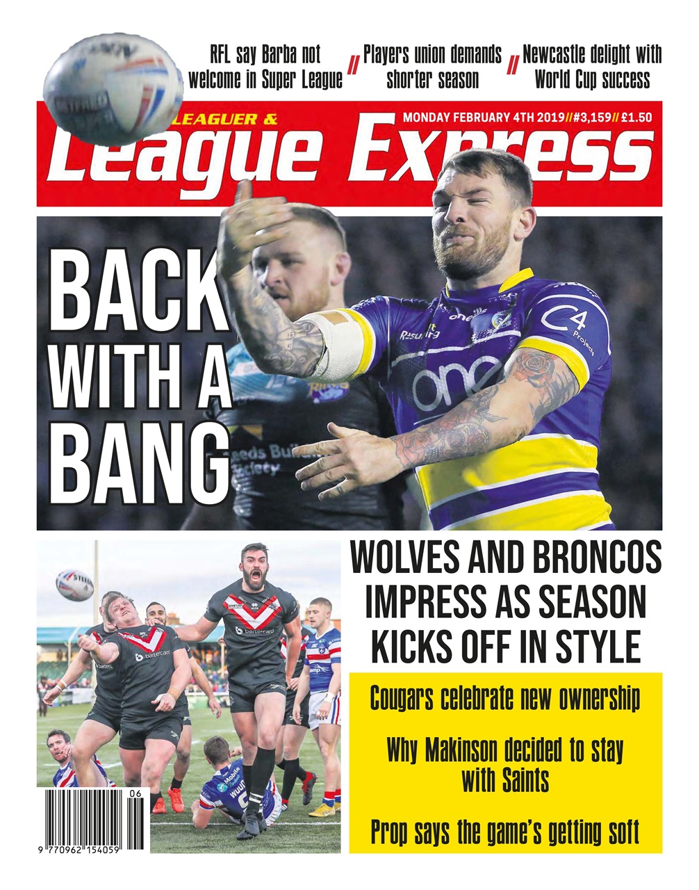 League Express Preview Pages