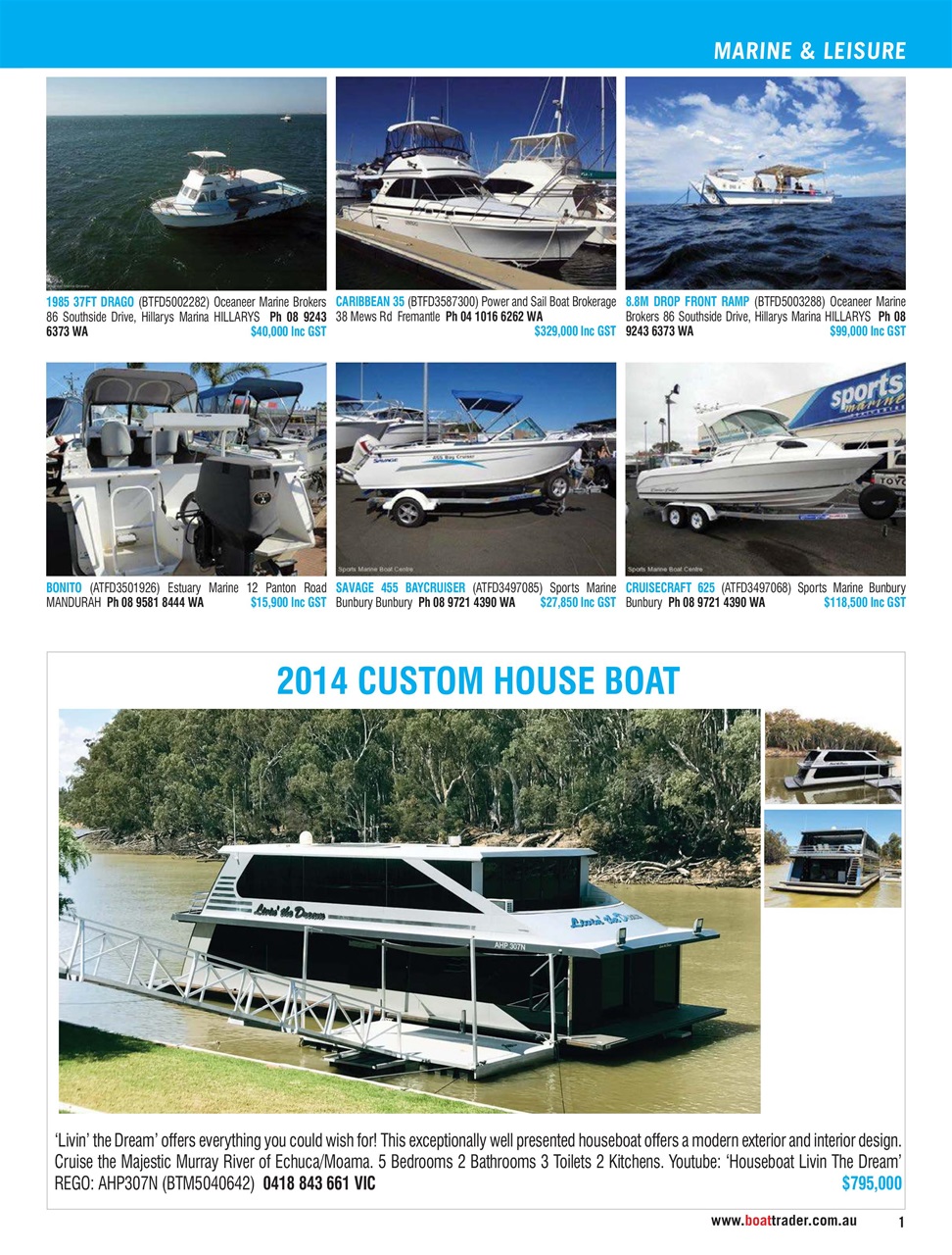 Boat Trader Australia Preview Pages