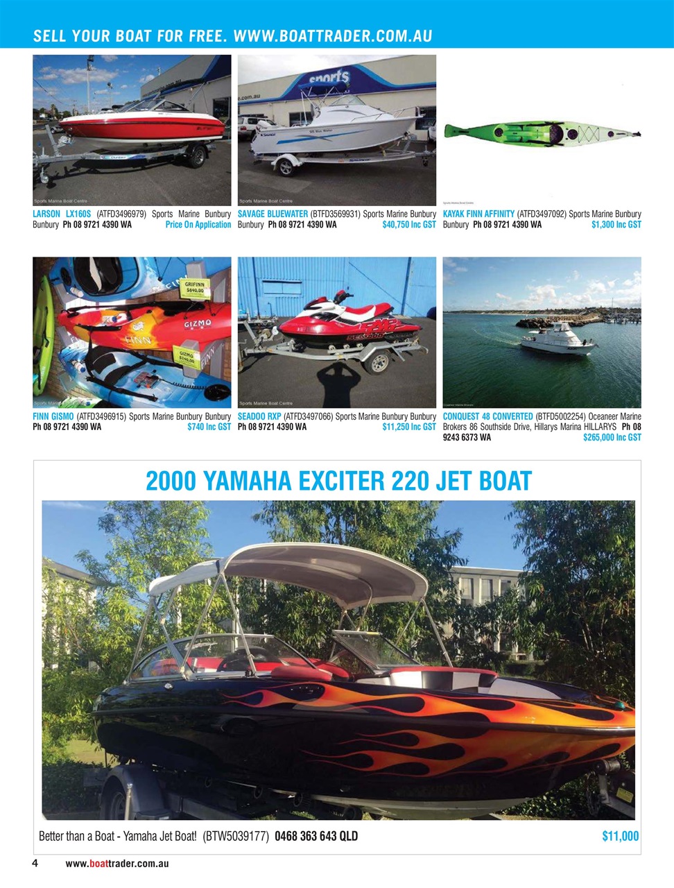 Boat Trader Australia Preview Pages